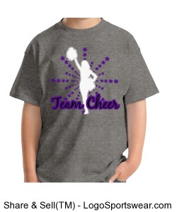 Team Cheer Youth T-shirt Design Zoom